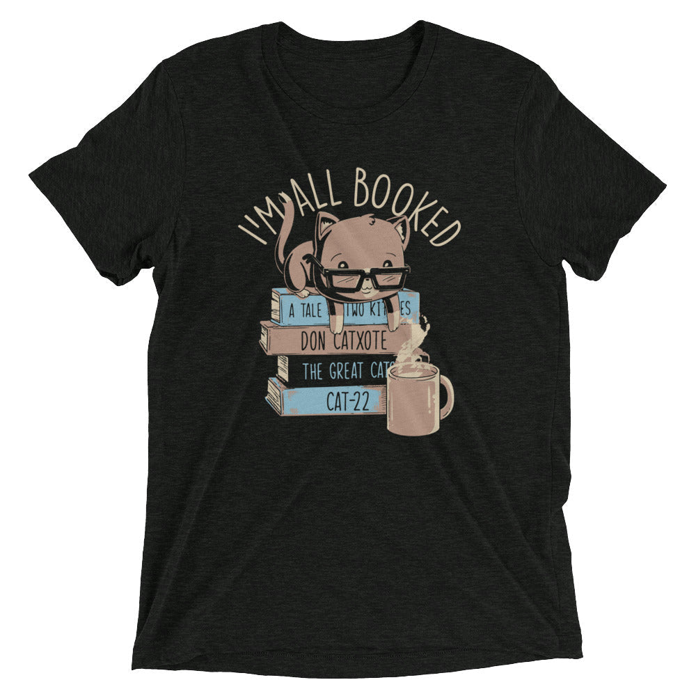 I'm All Booked Men's Tri-Blend Tee product image 1