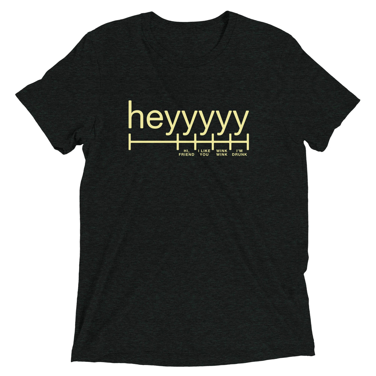 Heyyyyy Men's Tri-Blend Tee product image 3