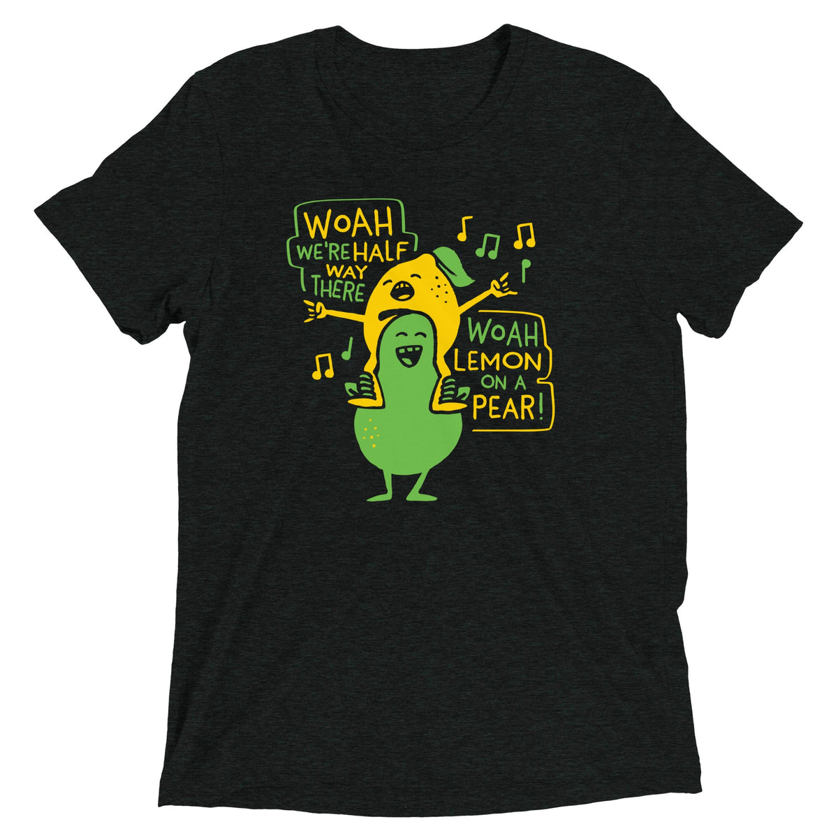 Lemon On A Pear Men's Tri-Blend Tee product image 2