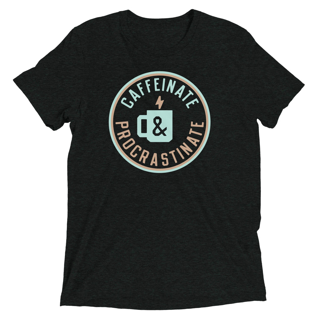 Caffeinate And Procrastinate Men's Tri-Blend Tee product image 2