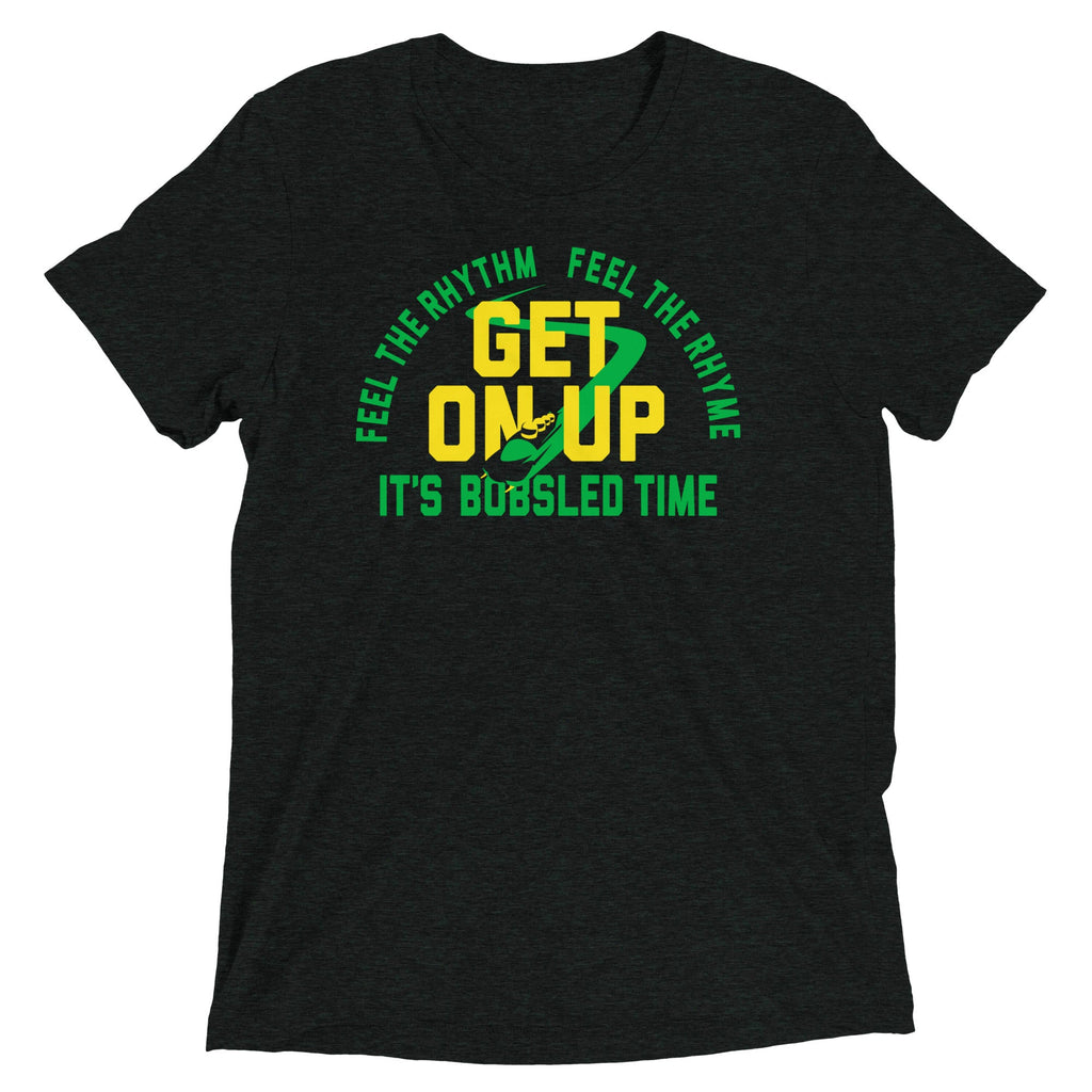 It's Bobsled Time Men's Tri-Blend Tee product image 1