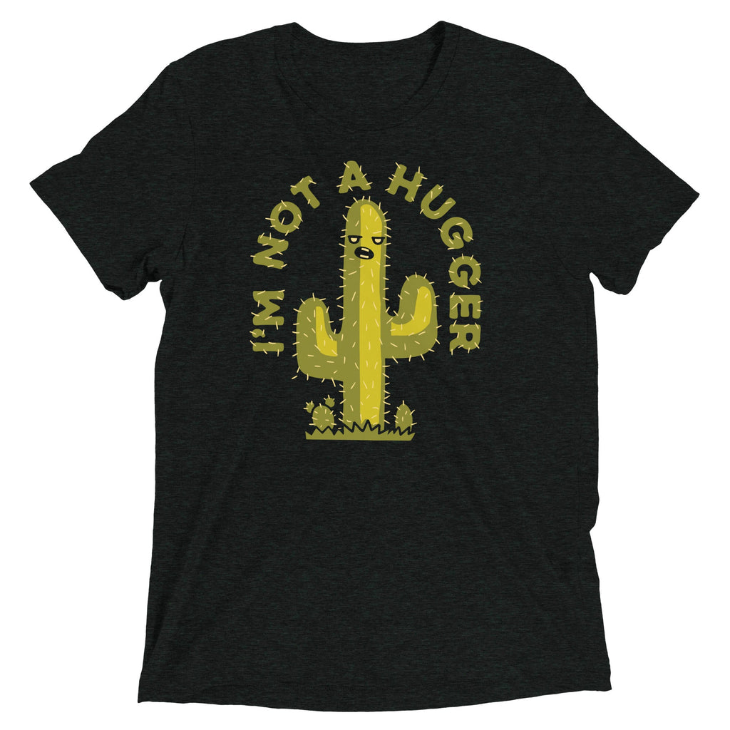 I'm Not A Hugger Men's Tri-Blend Tee product image 1