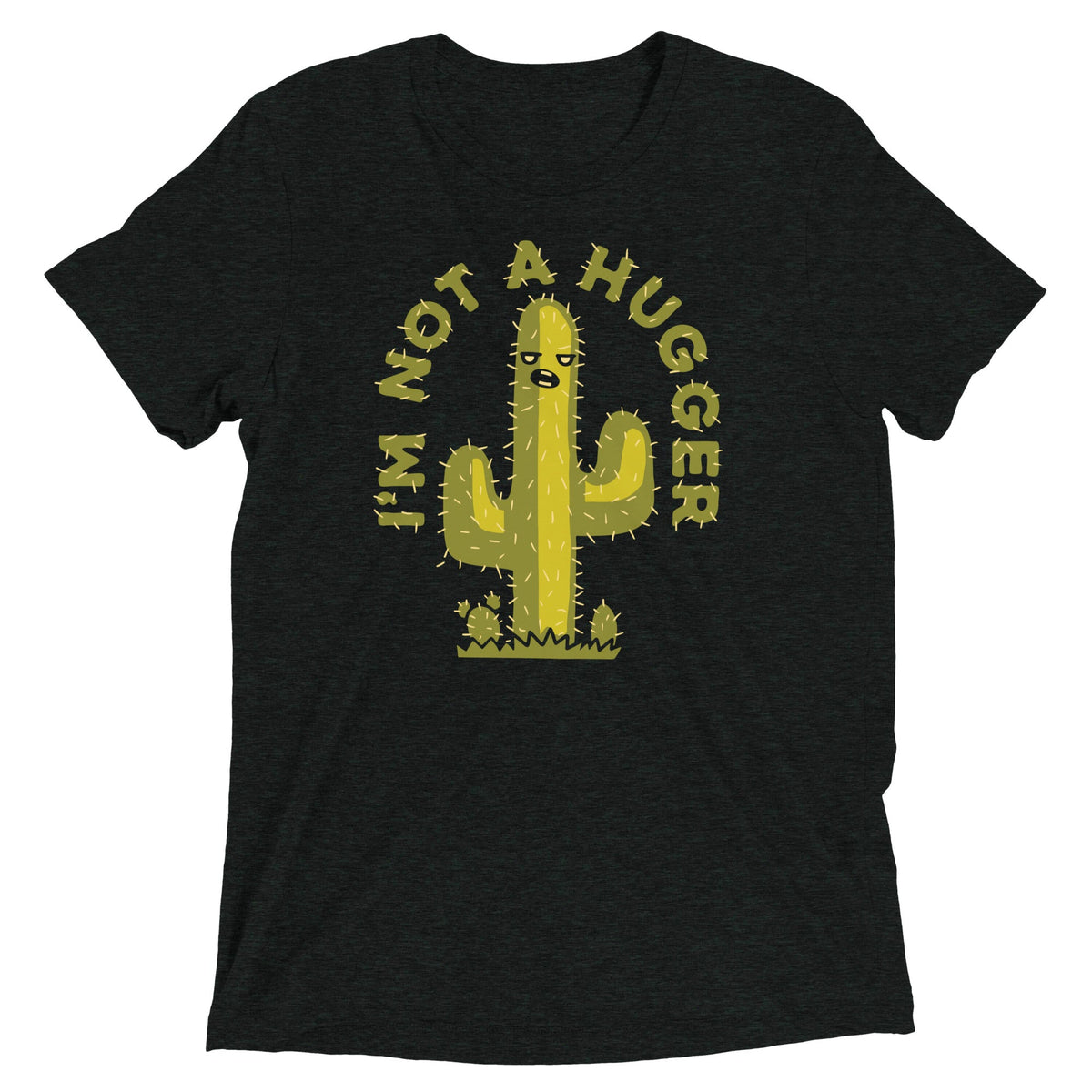I'm Not A Hugger Men's Tri-Blend Tee product image 1