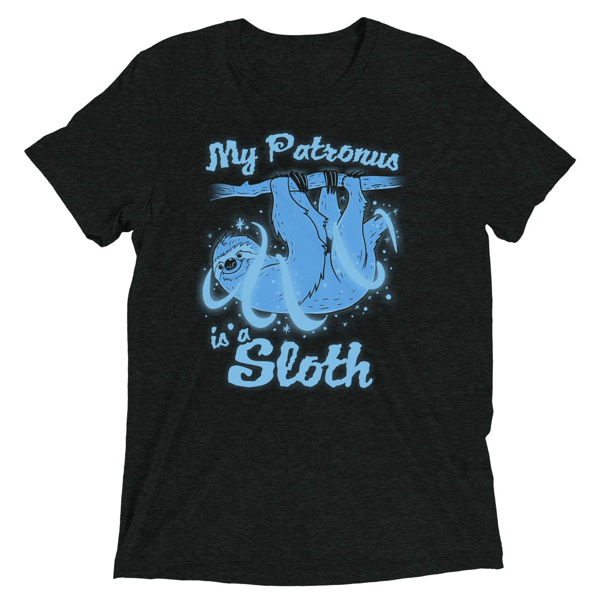 My Patronus Is A Sloth Men's Tri-Blend Tee product image 2