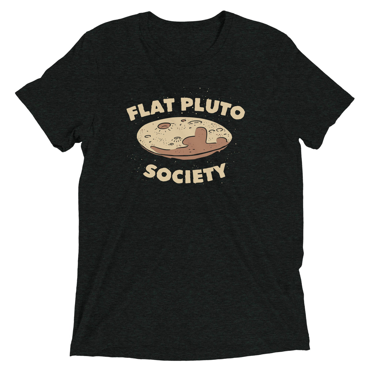 Flat Pluto Society Men's Tri-Blend Tee product image 1