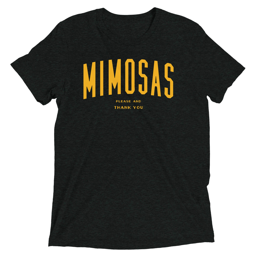 Mimosas Please And Thank You Men's Tri-Blend Tee product image 2