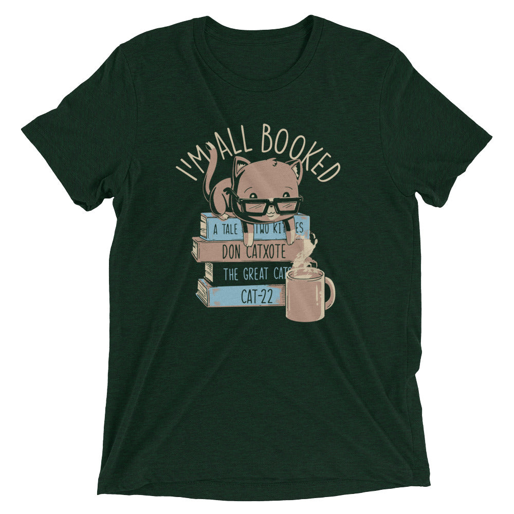 I'm All Booked Men's Tri-Blend Tee product image 2