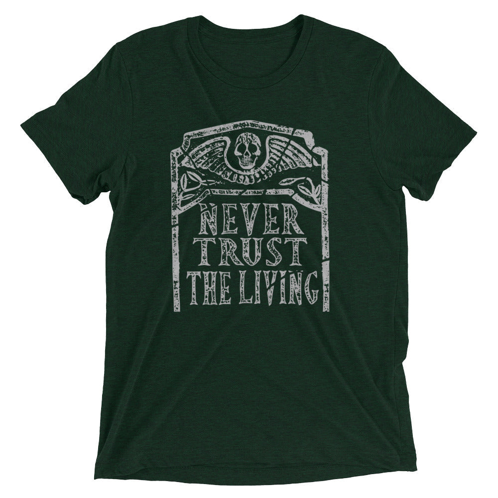 Never Trust The Living Men's Tri-Blend Tee product image 2