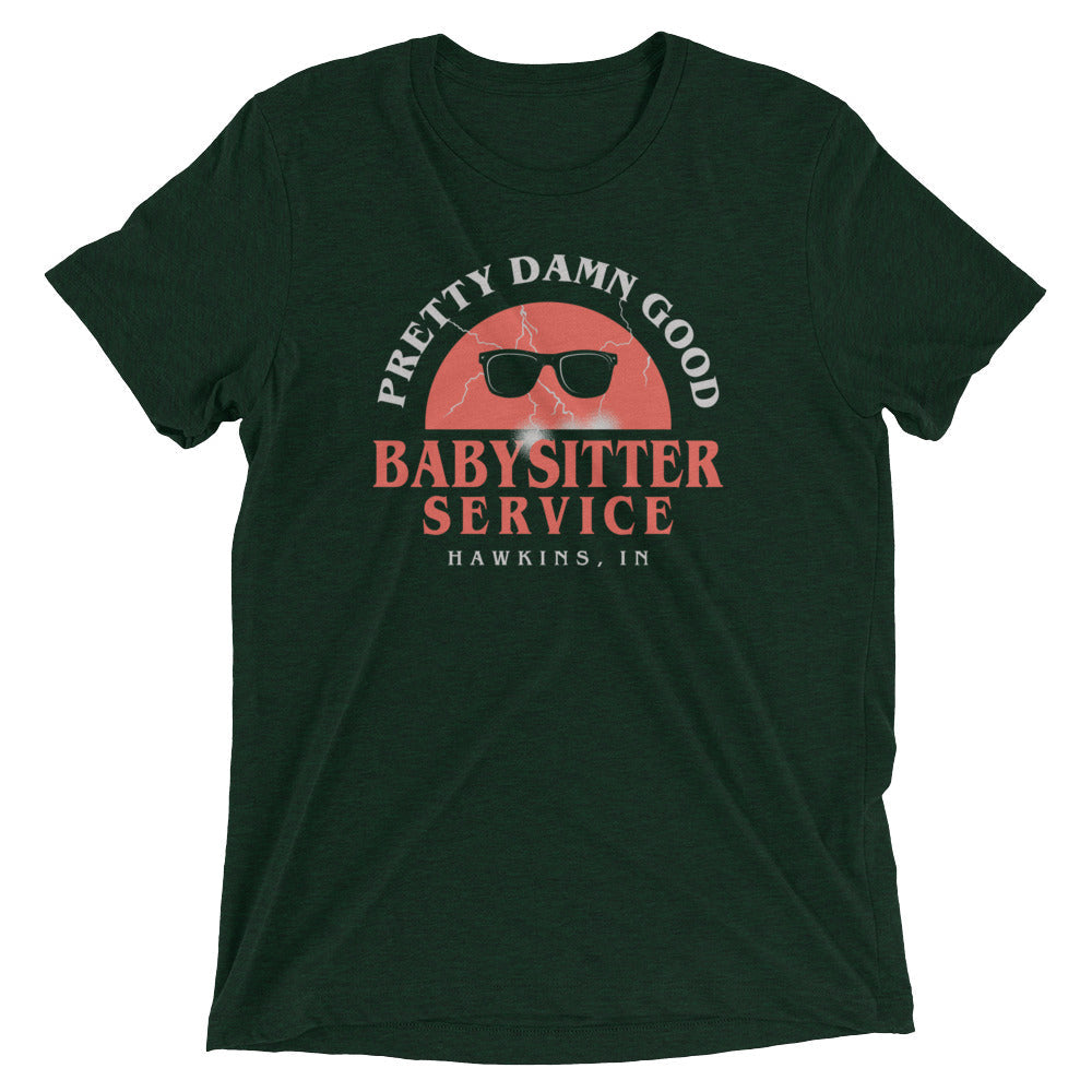 Pretty Damn Good Babysitter Service Men's Tri-Blend Tee product image 2