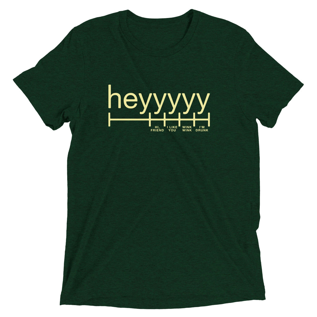 Heyyyyy Men's Tri-Blend Tee product image 4