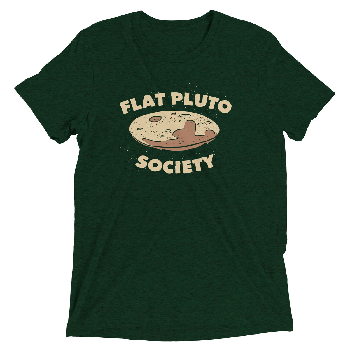 Flat Pluto Society Men's Tri-Blend Tee product image 2