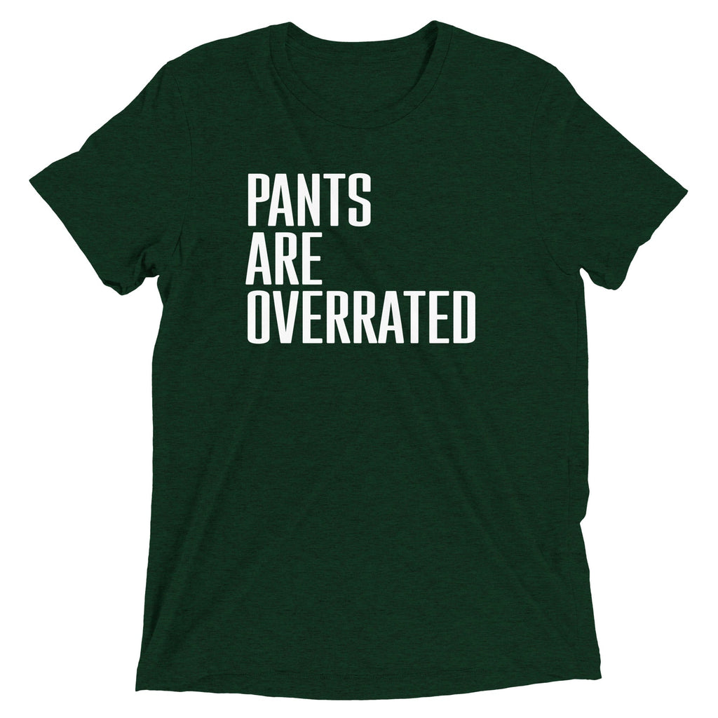 Pants Are Overrated Men's Tri-Blend Tee product image 3