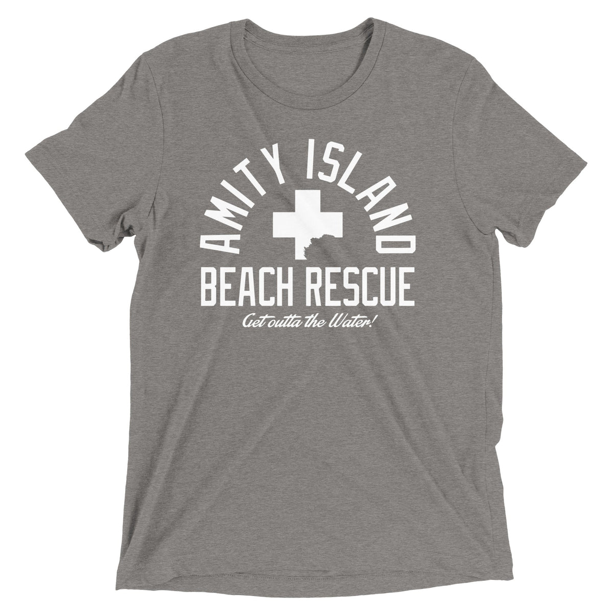 Amity Island Beach Rescue Men's Tri-Blend Tee product image 2