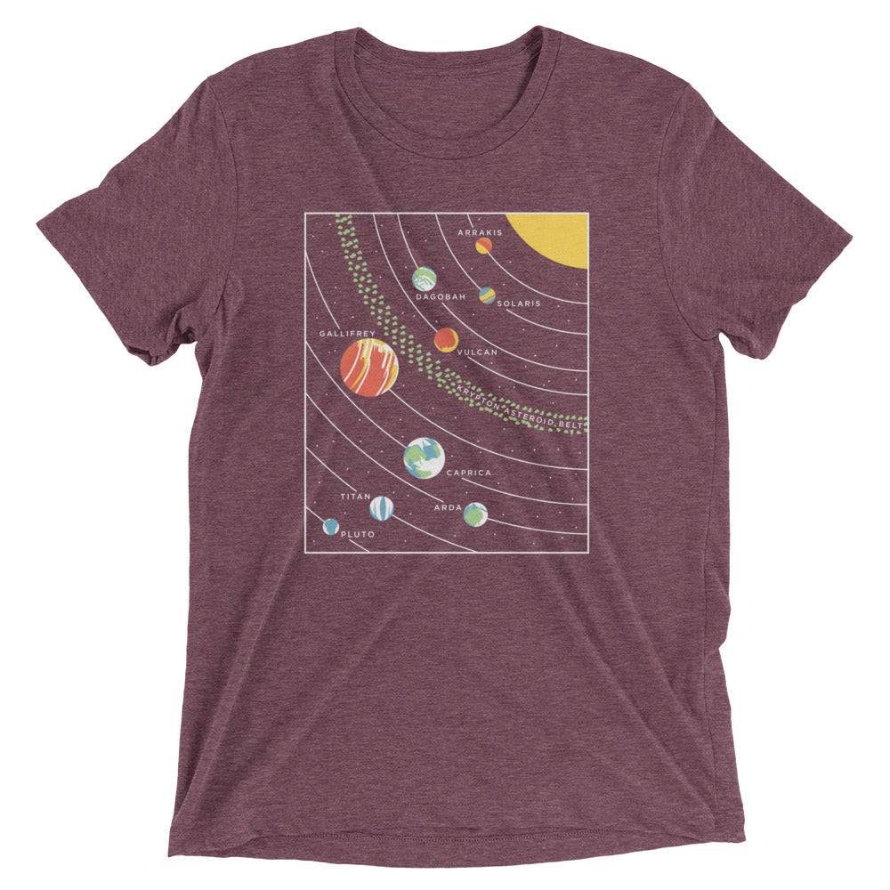 9 Planets Men's Tri-Blend Tee product image 5
