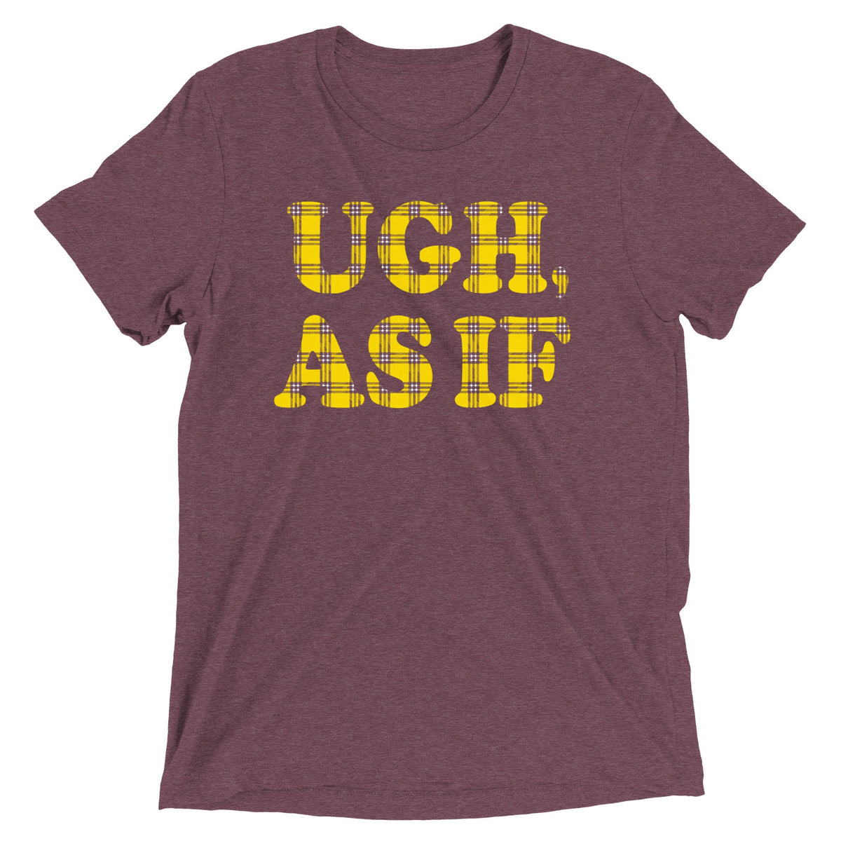Ugh, As If Men's Tri-Blend Tee product image 3