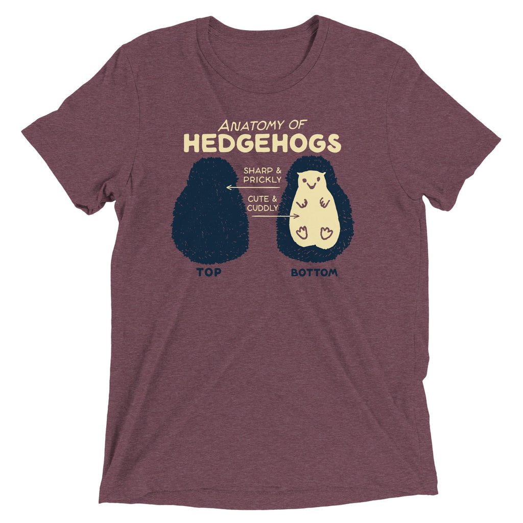 Anatomy Of Hedgehogs Men's Tri-Blend Tee product image 2