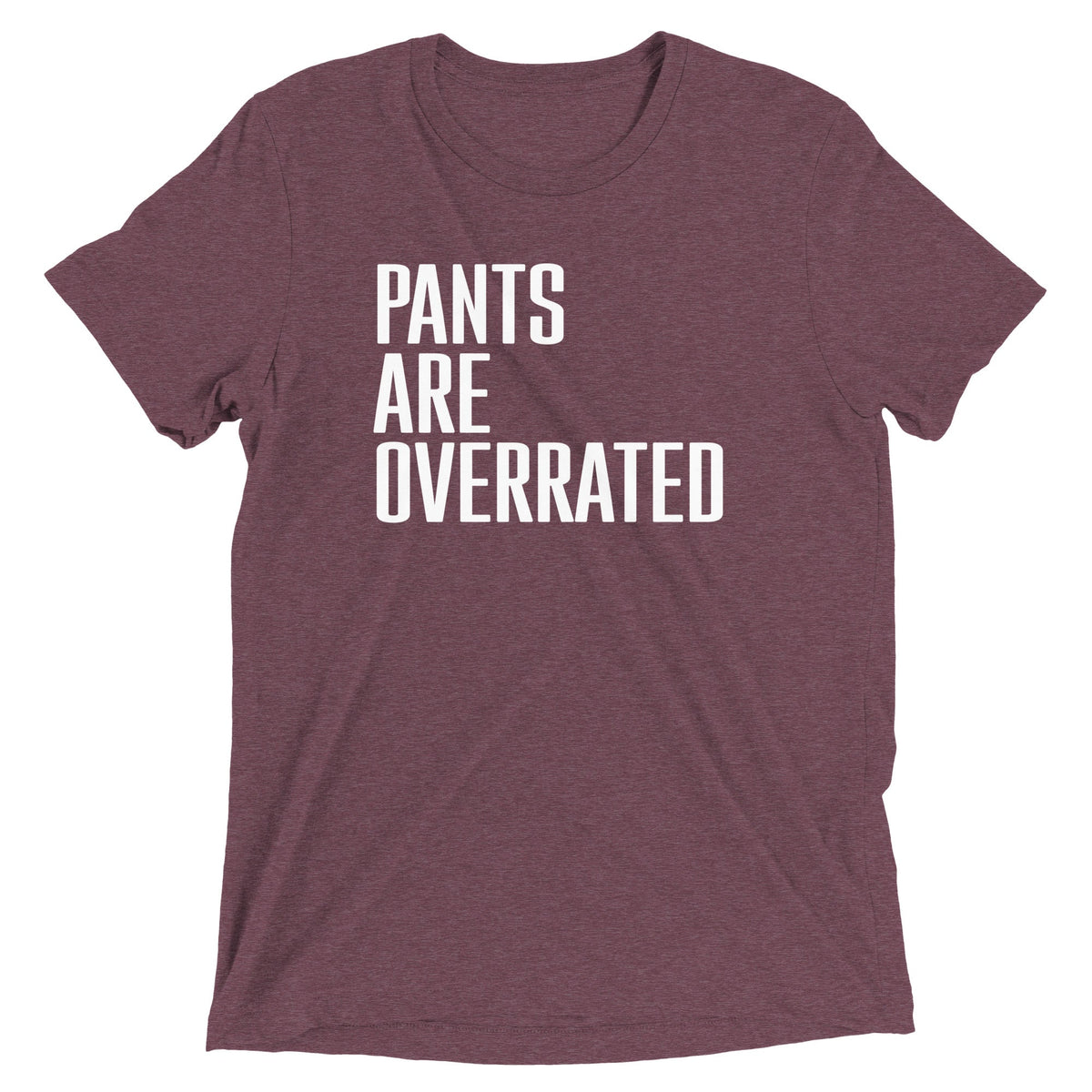 Pants Are Overrated Men's Tri-Blend Tee product image 4
