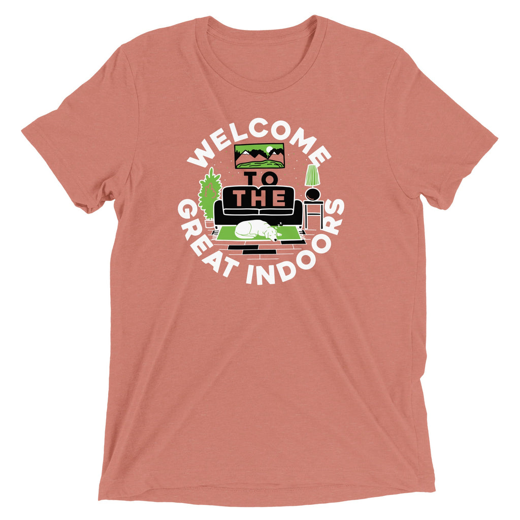 Welcome To The Great Indoors Men's Tri-Blend Tee product image 4