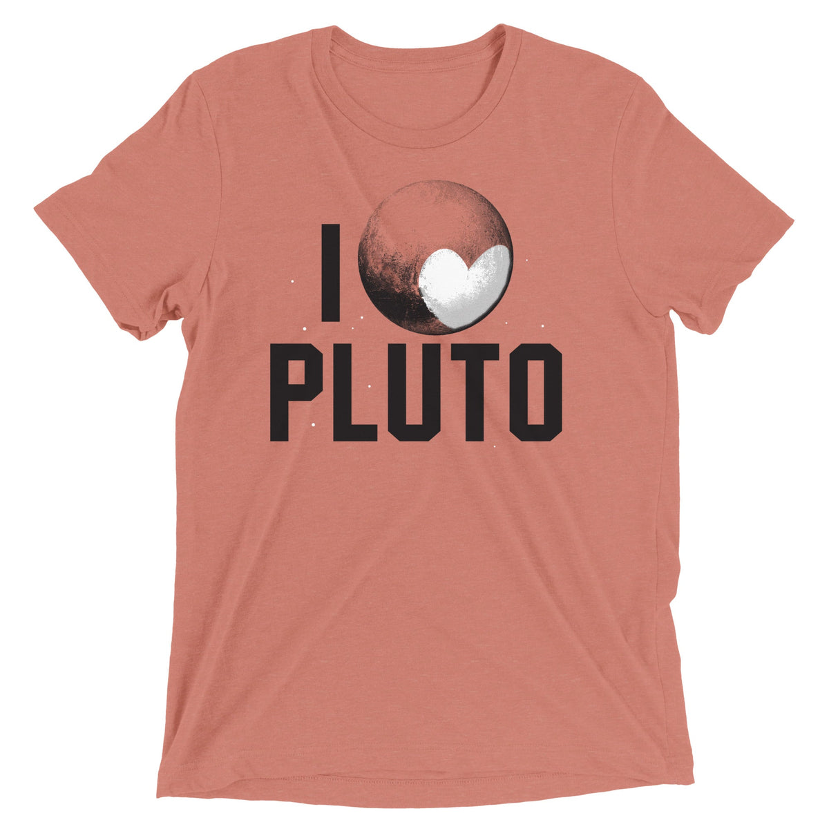 I Heart Pluto Men's Tri-Blend Tee product image 4