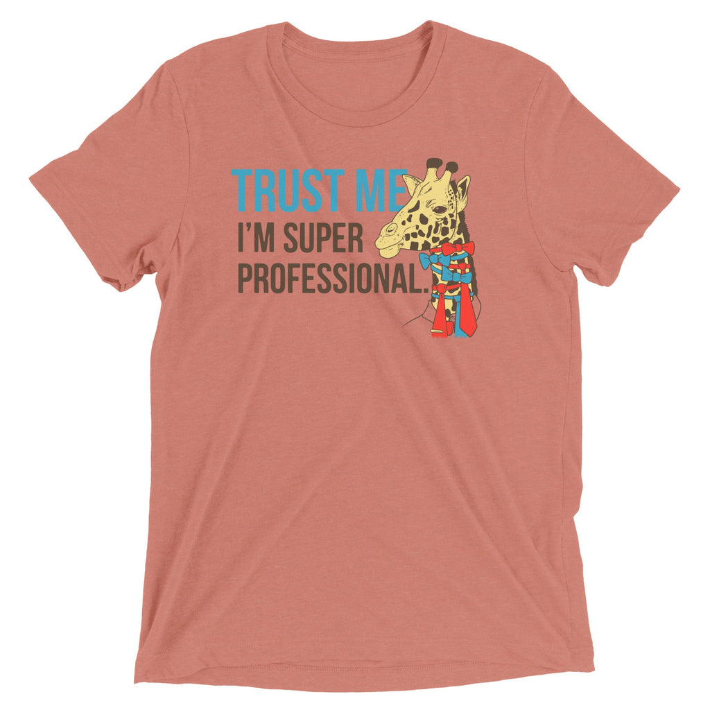 Trust Me I'm Super Professional Men's Tri-Blend Tee product image 2