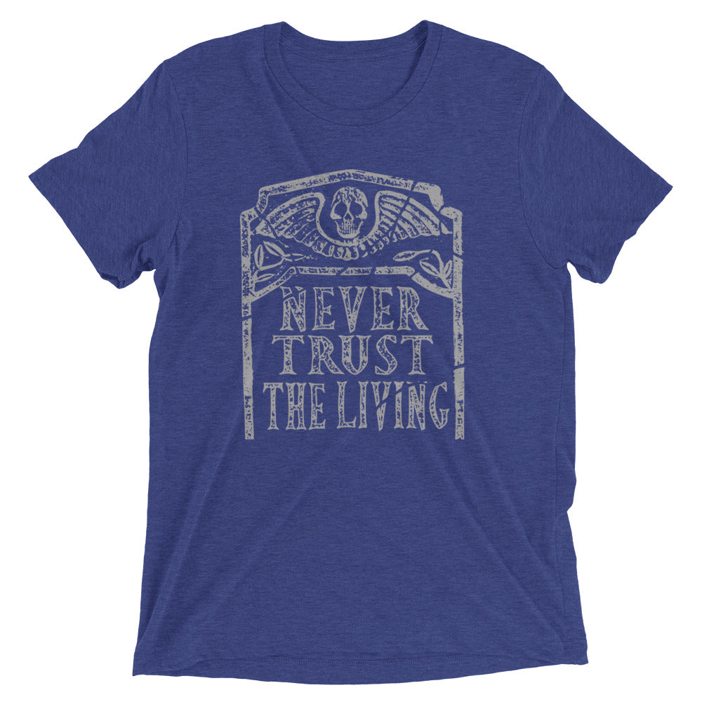 Never Trust The Living Men's Tri-Blend Tee product image 4
