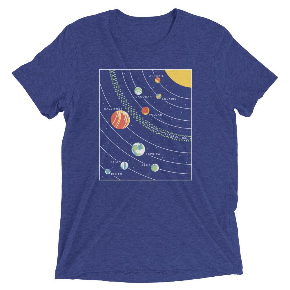 9 Planets Men's Tri-Blend Tee product image 1
