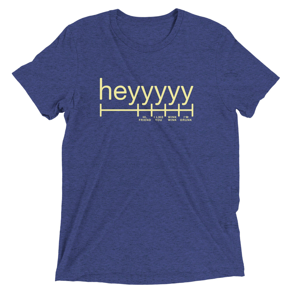 Heyyyyy Men's Tri-Blend Tee product image 5