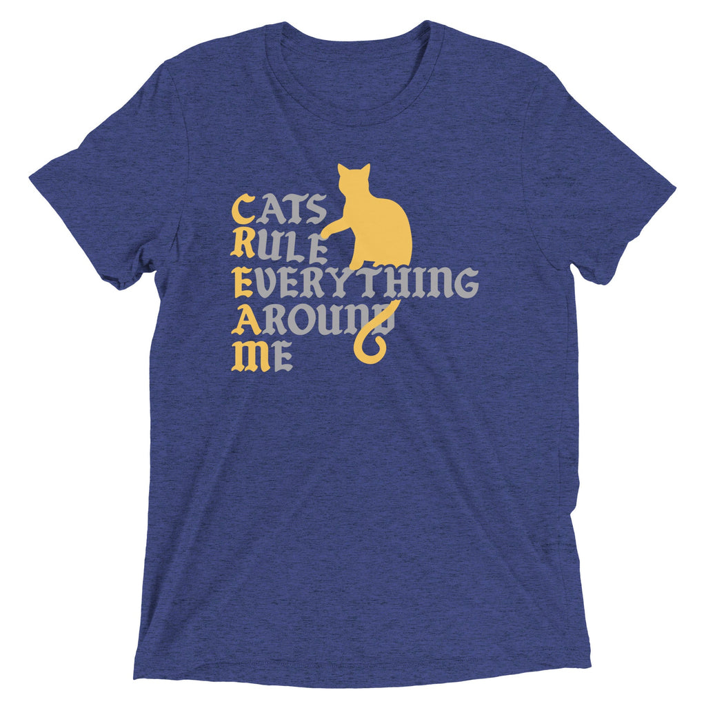 Cats Rule Everything Around Me Men's Tri-Blend Tee product image 4