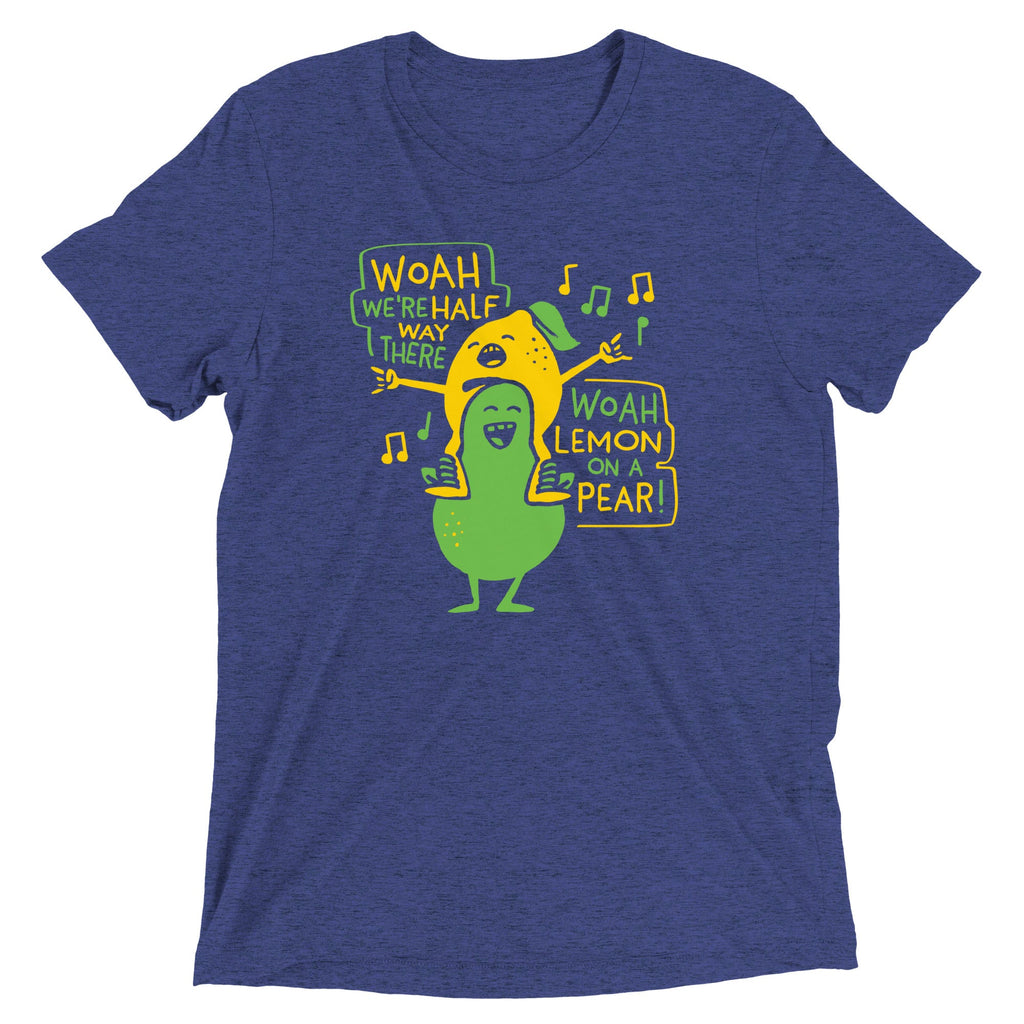 Lemon On A Pear Men's Tri-Blend Tee product image 3