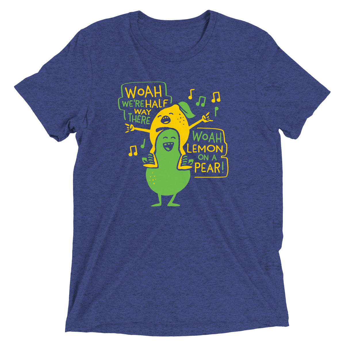 Lemon On A Pear Men's Tri-Blend Tee product image 3