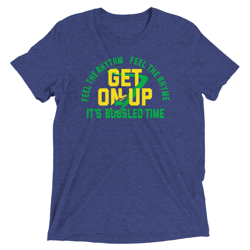 It's Bobsled Time Men's Tri-Blend Tee product image 2