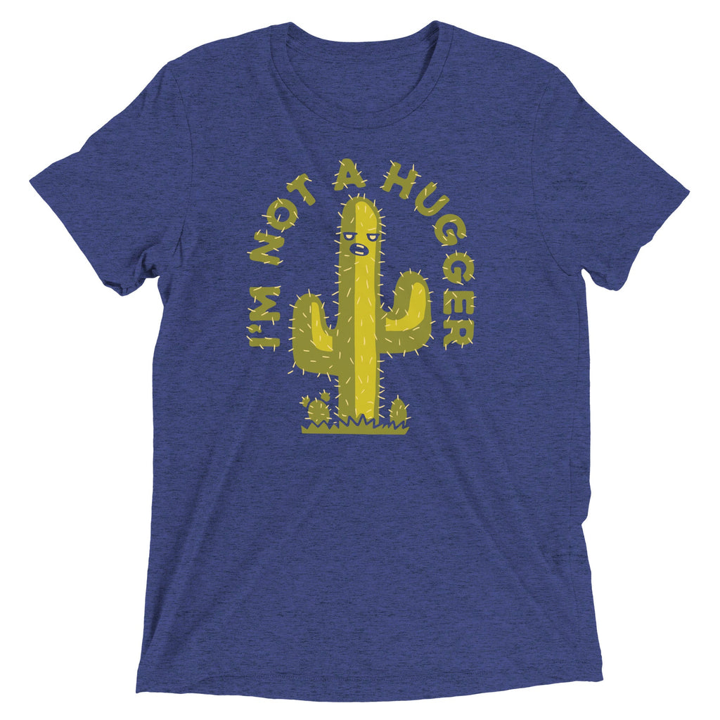 I'm Not A Hugger Men's Tri-Blend Tee product image 3