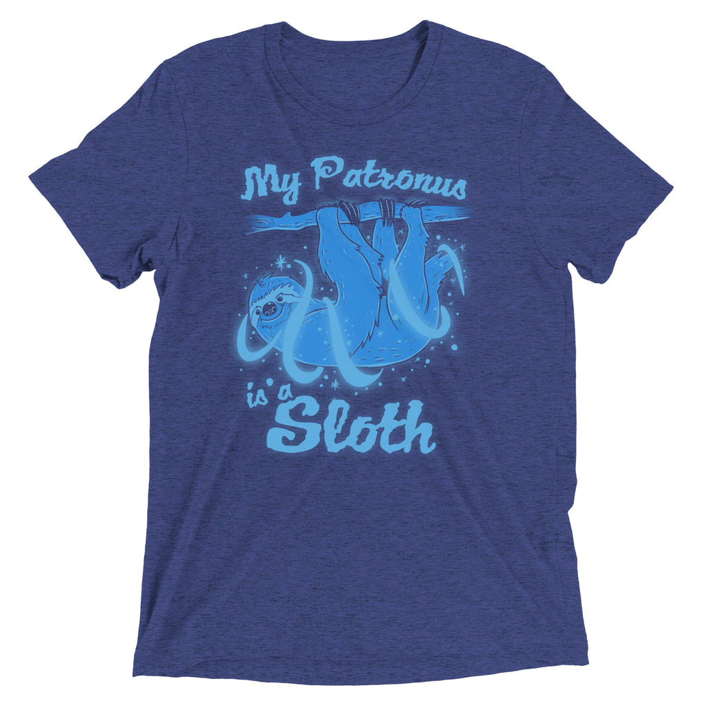 My Patronus Is A Sloth Men's Tri-Blend Tee product image 4