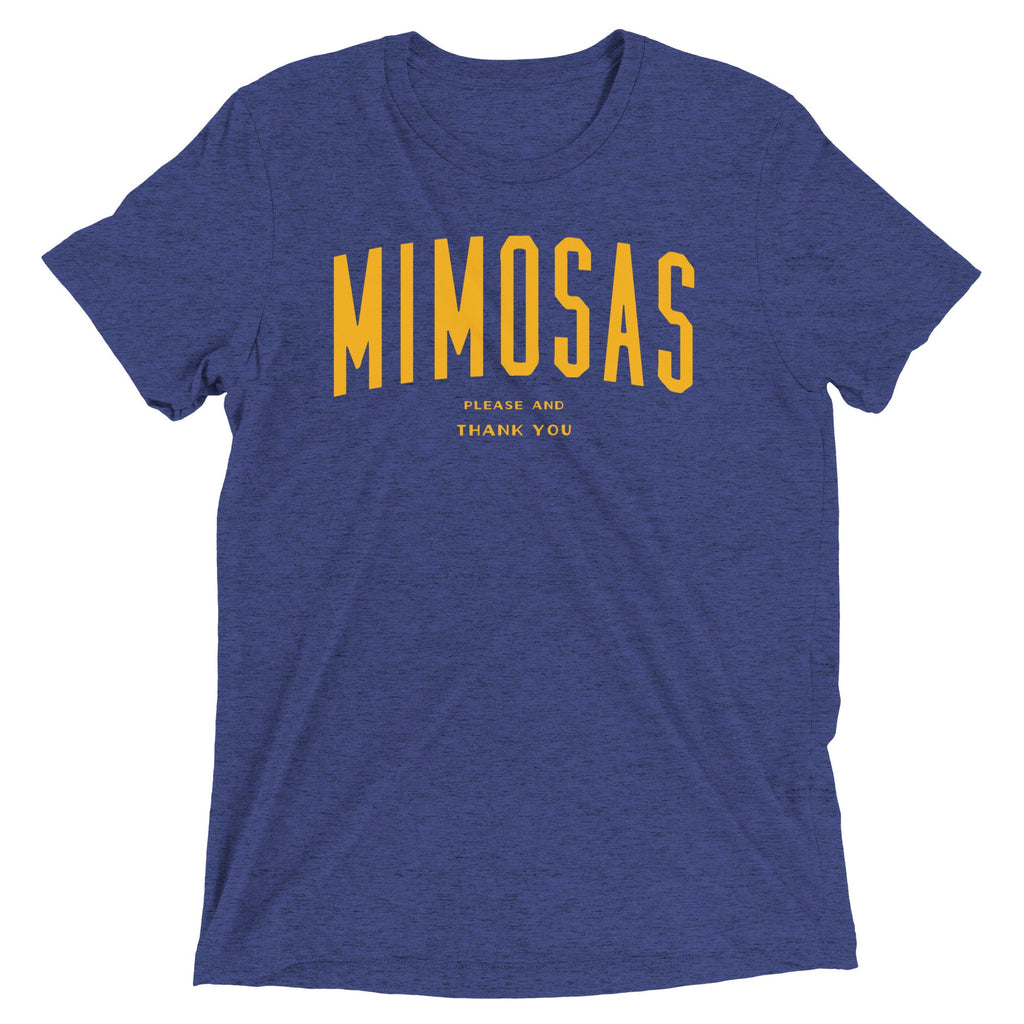 Mimosas Please And Thank You Men's Tri-Blend Tee product image 1