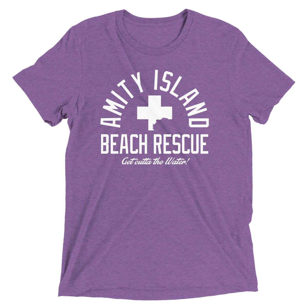 Amity Island Beach Rescue Men's Tri-Blend Tee product image 3