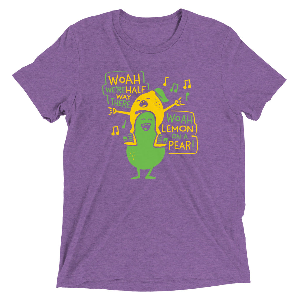 Lemon On A Pear Men's Tri-Blend Tee product image 4