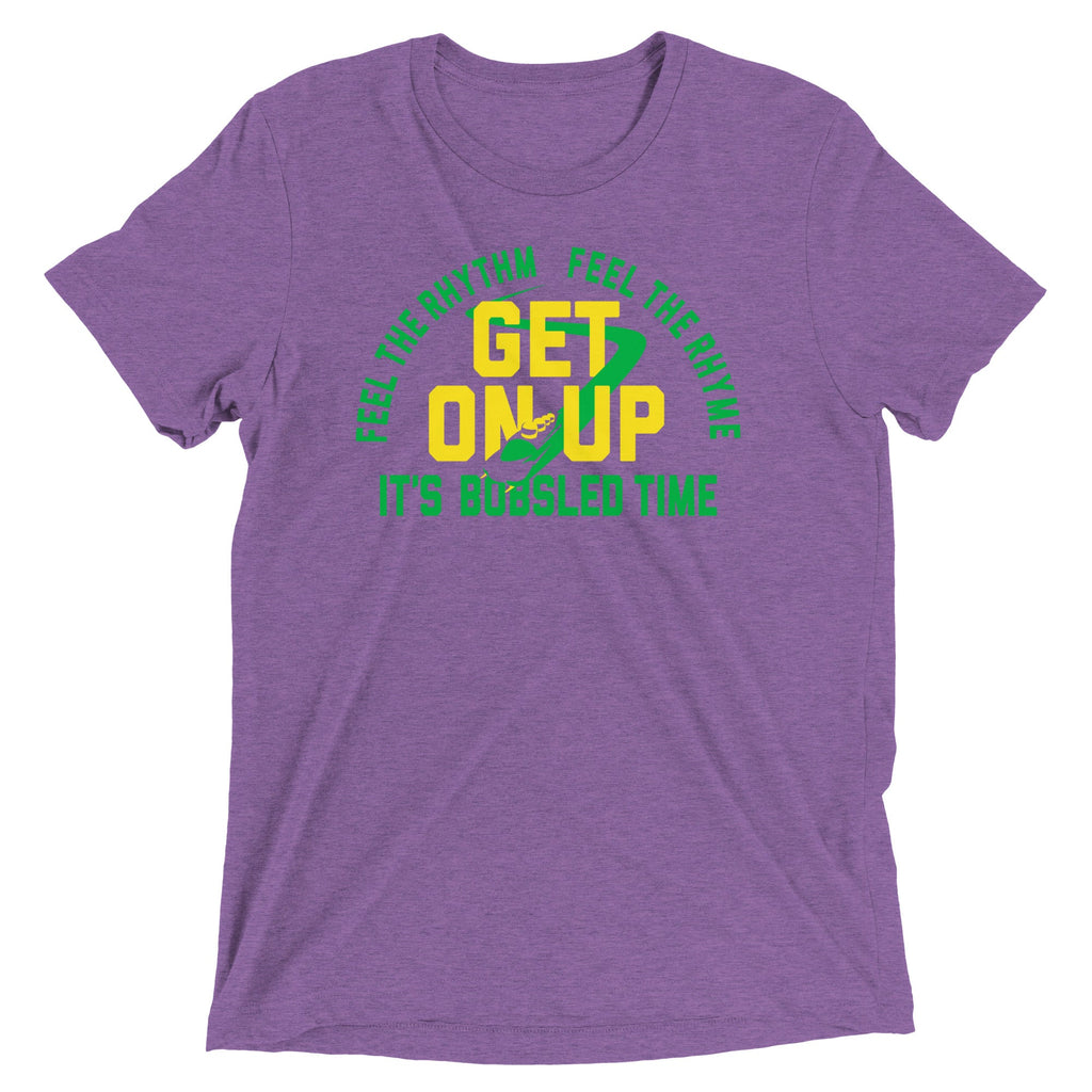 It's Bobsled Time Men's Tri-Blend Tee product image 3