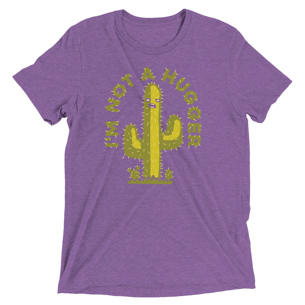 I'm Not A Hugger Men's Tri-Blend Tee product image 4