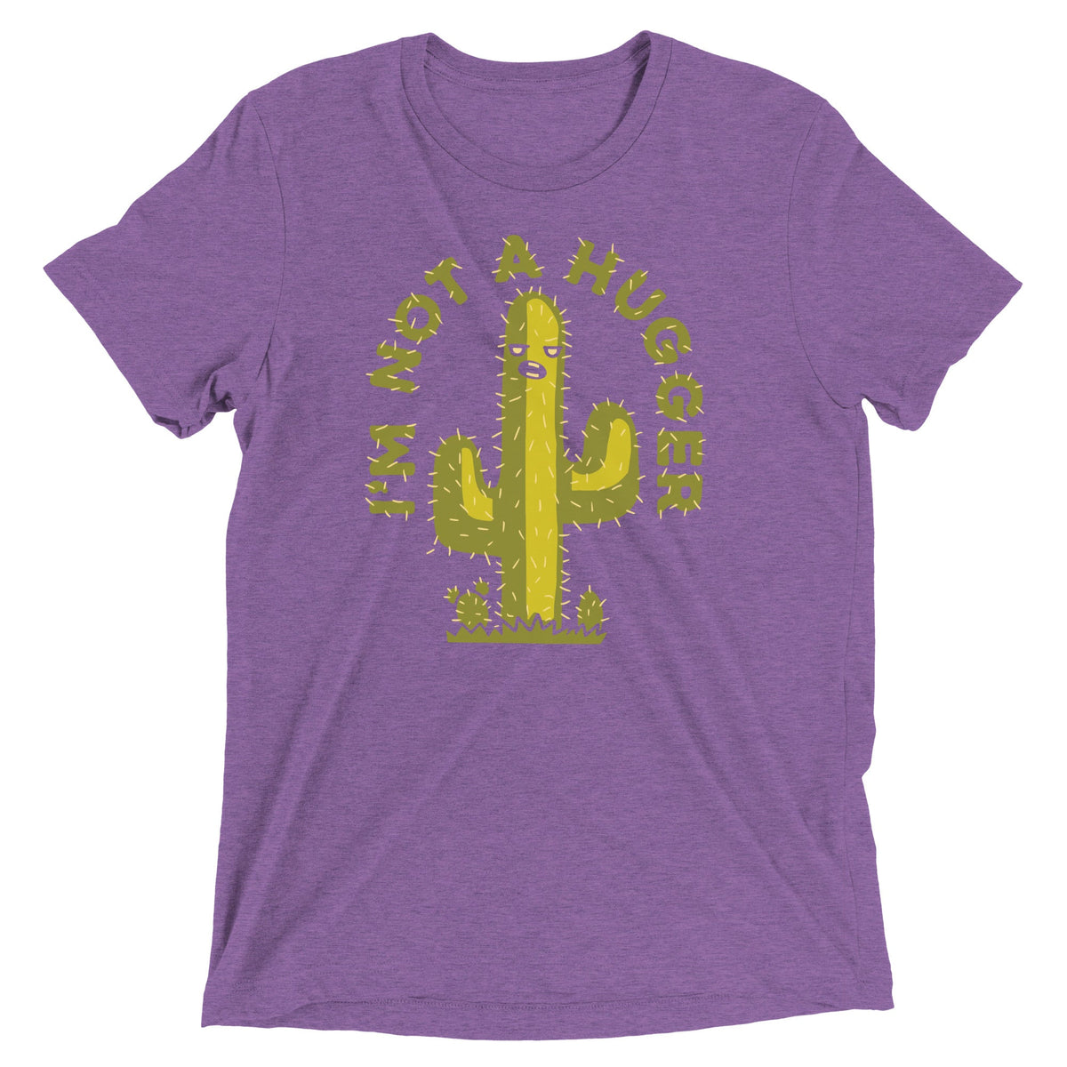 I'm Not A Hugger Men's Tri-Blend Tee product image 4