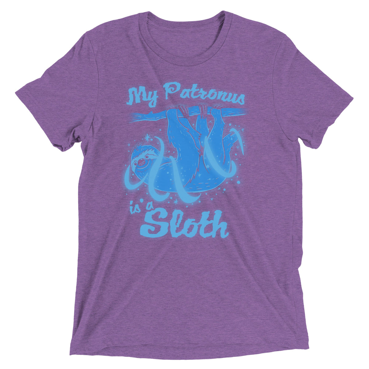 My Patronus Is A Sloth Men's Tri-Blend Tee product image 5