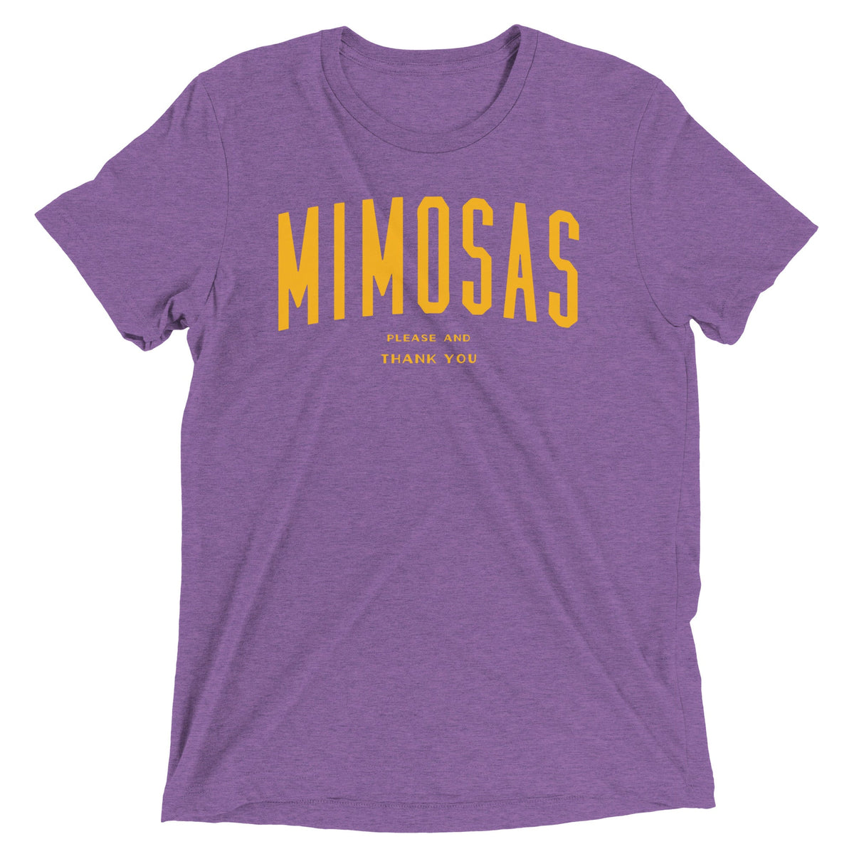 Mimosas Please And Thank You Men's Tri-Blend Tee product image 4