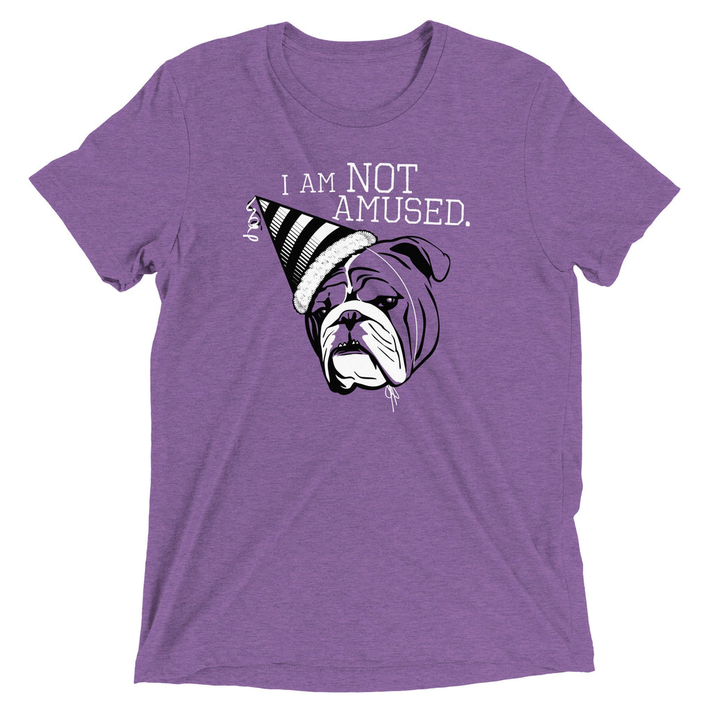 I Am Not Amused Men's Tri-Blend Tee product image 2
