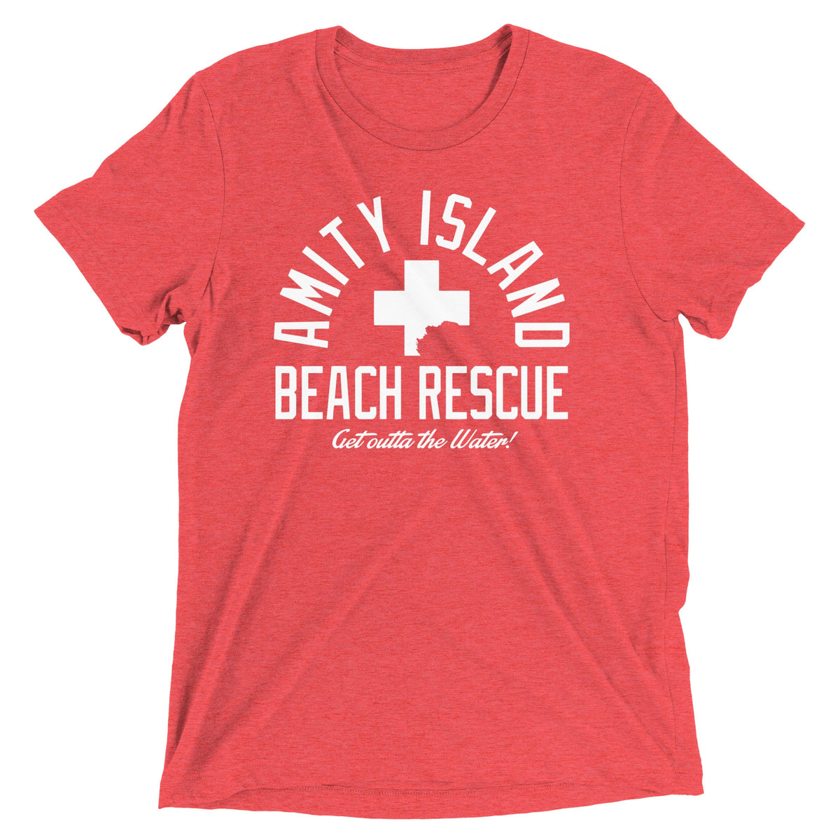Amity Island Beach Rescue Men's Tri-Blend Tee product image 4