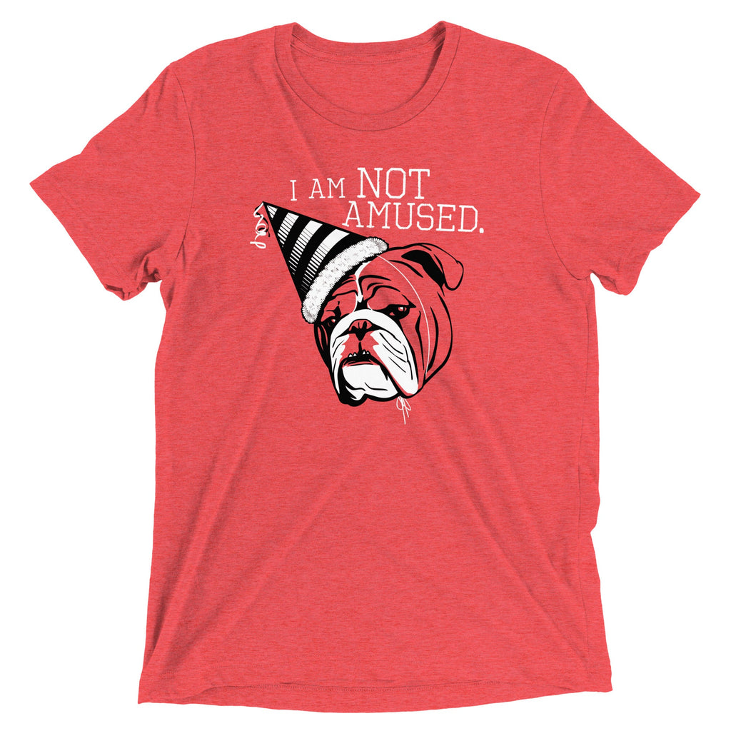 I Am Not Amused Men's Tri-Blend Tee product image 3