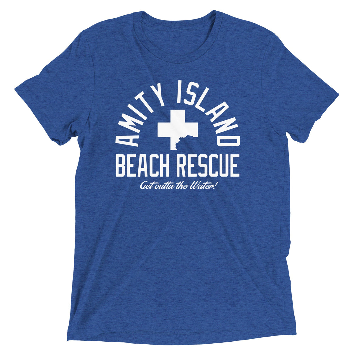 Amity Island Beach Rescue Men's Tri-Blend Tee product image 5