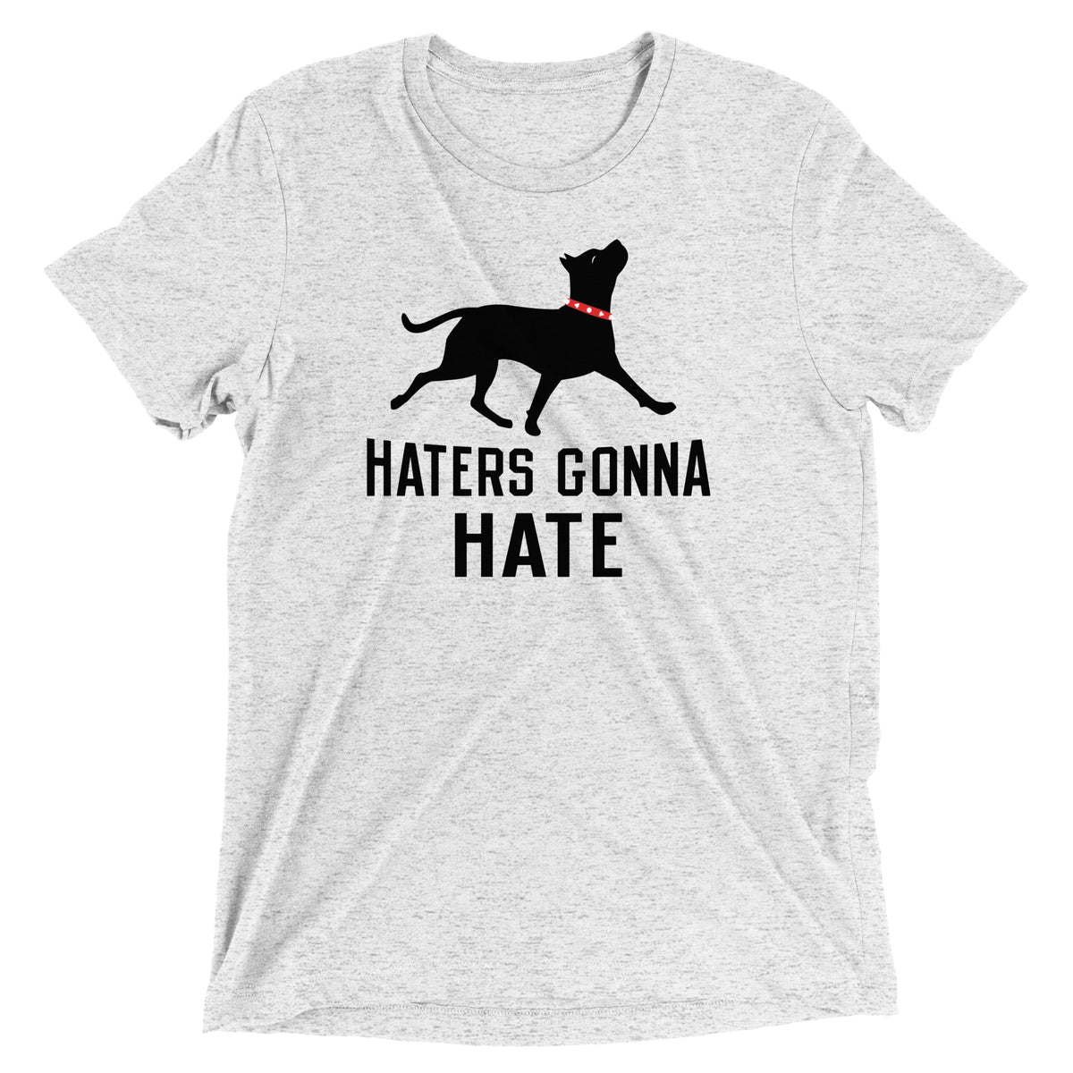 Haters Gonna Hate Pit Men's Tri-Blend Tee product image 3