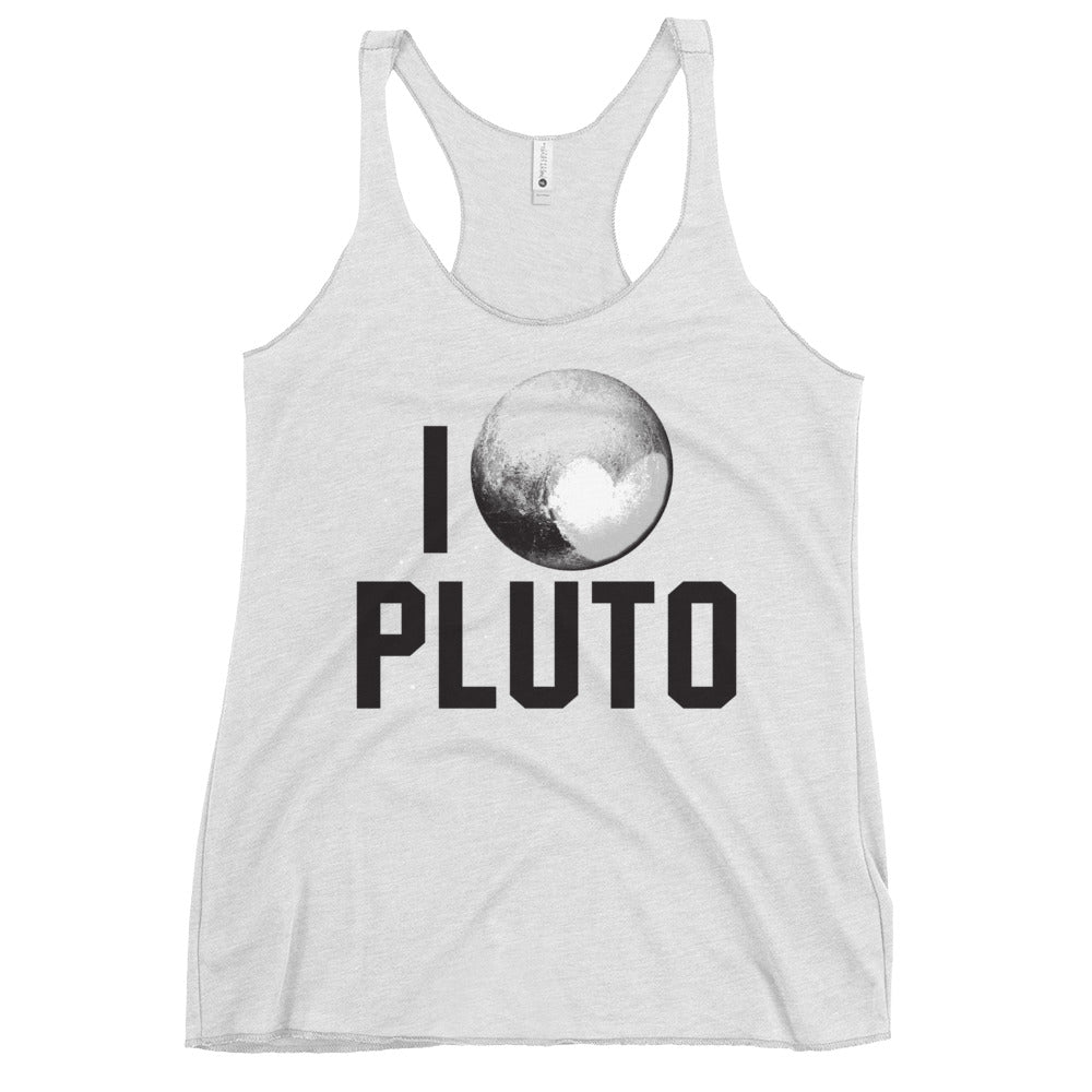 I Heart Pluto Women's Racerback Tank