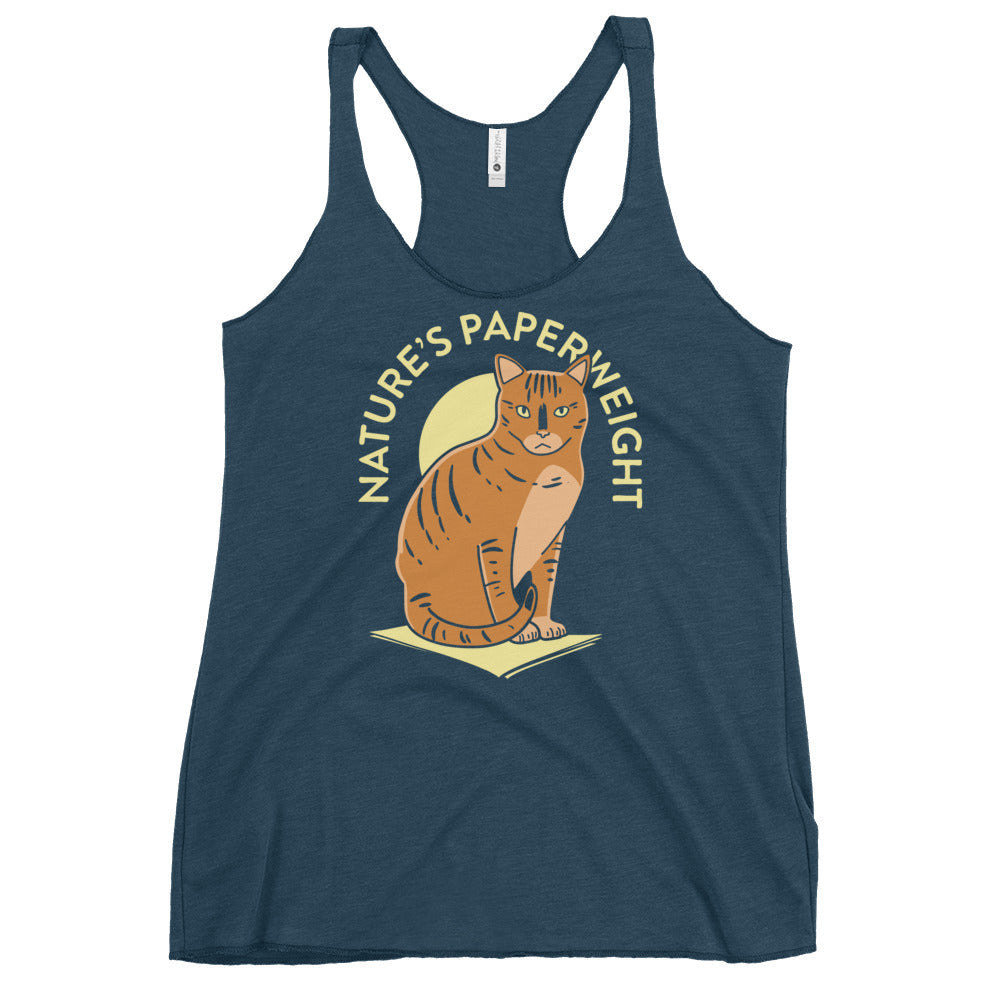 Nature's Paperweight Women's Racerback Tank