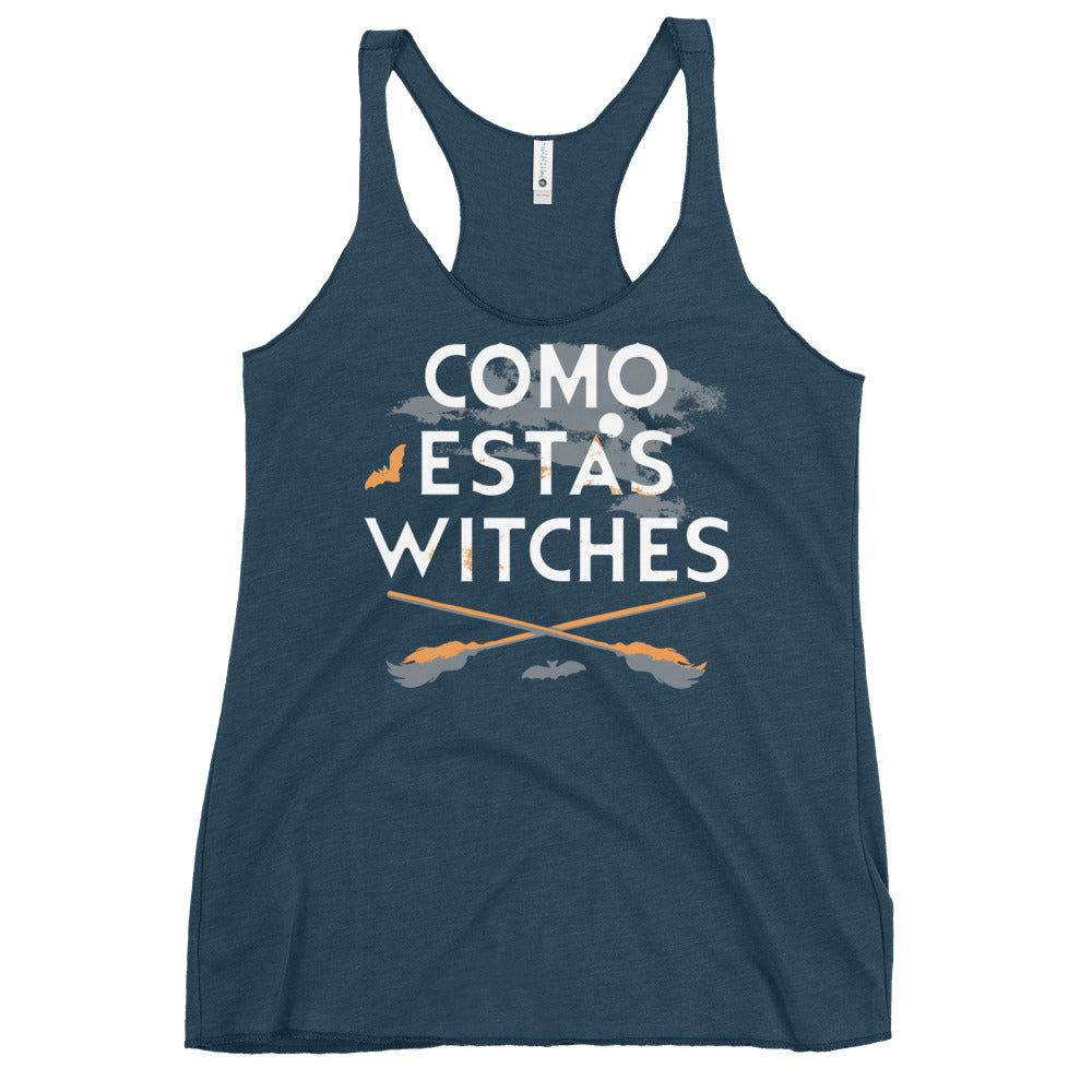Como Estas Witches Women's Racerback Tank