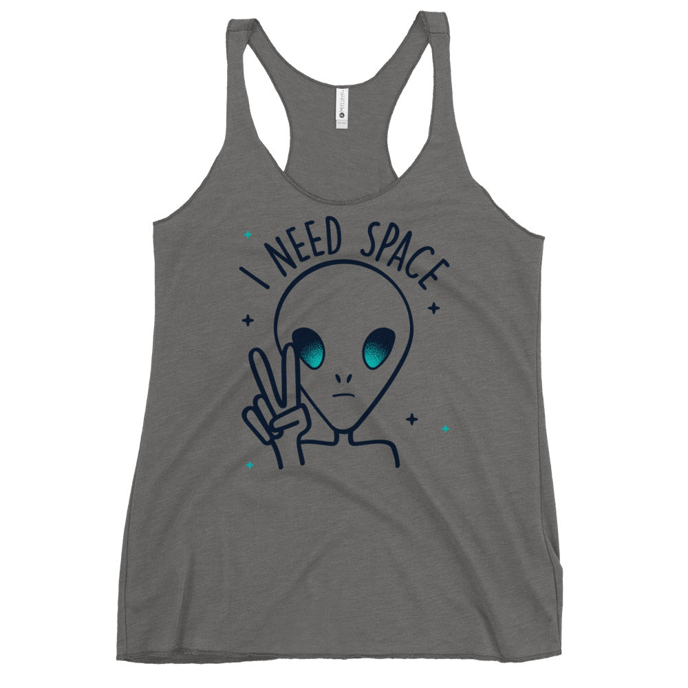 I Need Space Women's Racerback Tank